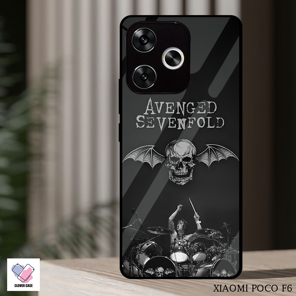 [TH11]  Case Glossy Case | POCO F6 | CASE KEKINIAN LUCU |  Casing Hp Kilau Motif AVENGED SEVENFOLD
