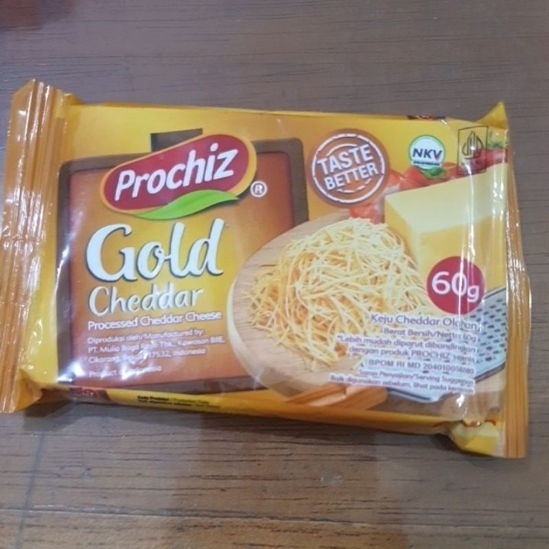 

Keju Prochiz Gold Cheddar 60 gram