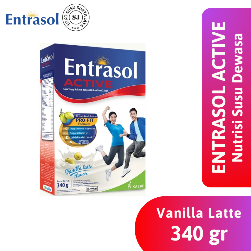 

Entrasol Active Vanilla 340 gr