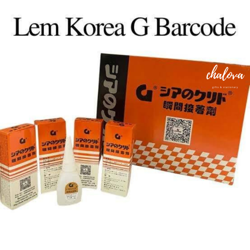 

[DUS] LEM G SERBAGUNA/LEM TETES SUPERGLUE KOREA ASLI ORI ISI 50 PCS
