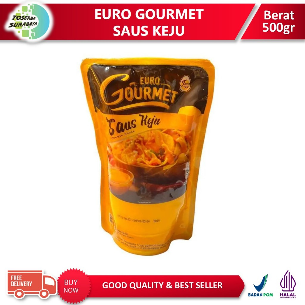 

SAUS KEJU EURO GOURMET 500GR - Cheese Sauce Best Seller