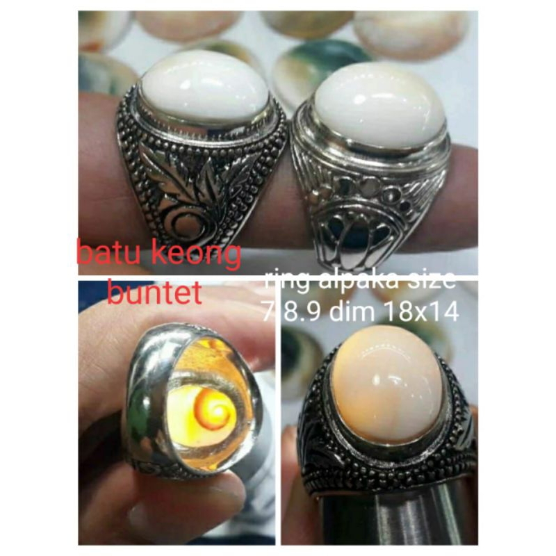 CINCIN BATU KEONG BUNTET D JAMIN ASLI 100%