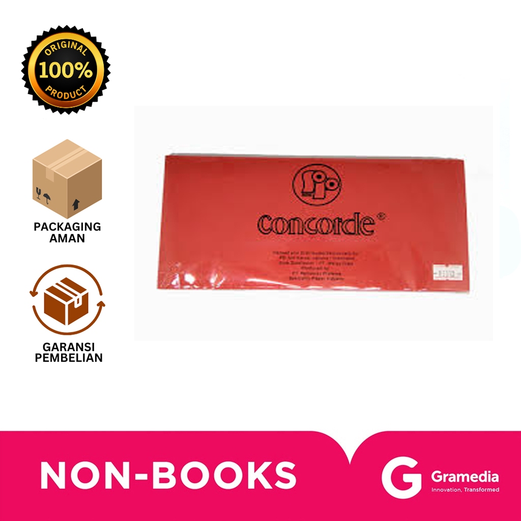 

Gramedia Bali - CONCORDE ENV.LAID 90GR DL /12 (RED) 81112