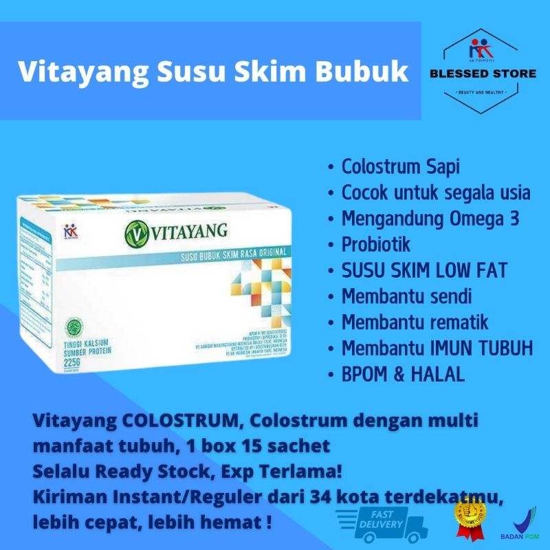 

Susu Skim Colostrum Bubuk Vitayang Original