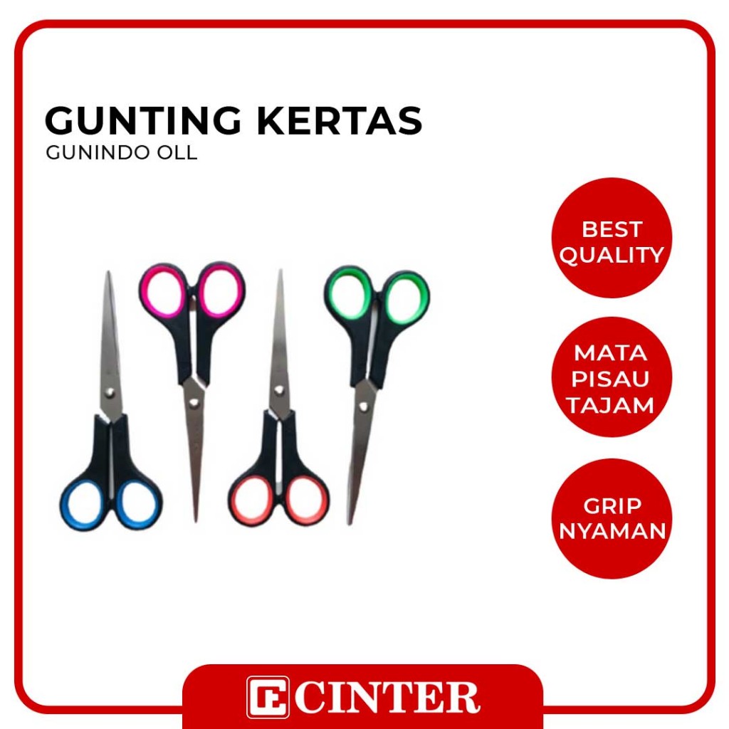 

GUNINDO - GUNTING / PEMOTONG KERTAS / SCISSORS OLL ( G02010175)