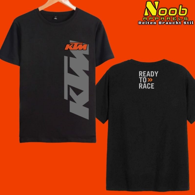Kaos KTM Racing - Kaos Trail - Kaos Motor Trail - Baju KTM - Baju Casual - Baju Uniseks