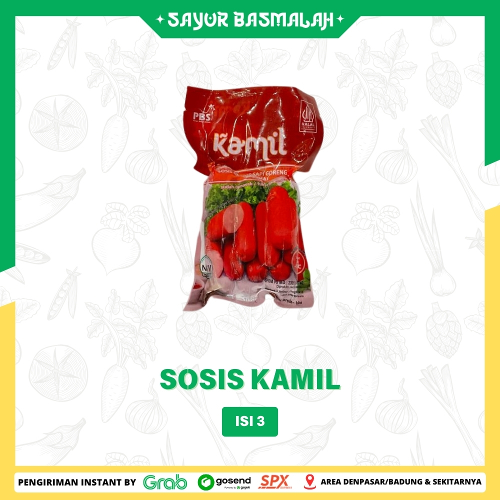 

Sosis Kamil Isi 3 - Sayur Basmalah