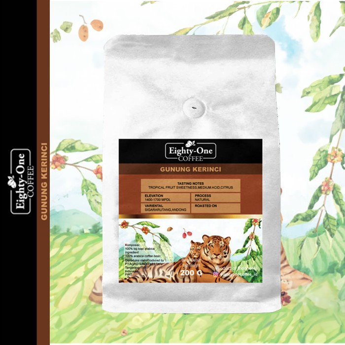 

Kopi Gunung Kerinci | Single Origin Kopi Arabica | 200 Gram