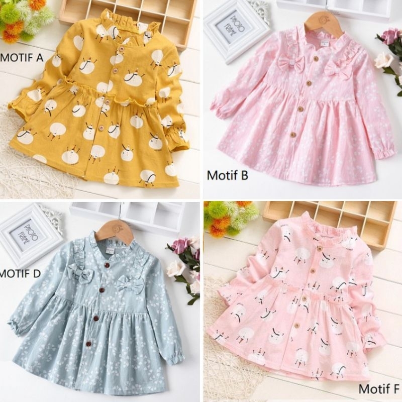 Dress Bayi Perempuan / Pakaian Bayi Perempuan / Baju Bayi Perempuan