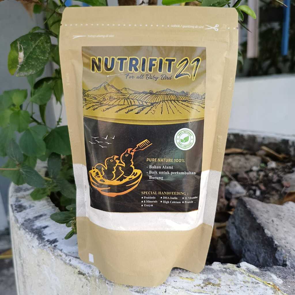 BUBUR NUTRI FIT 200Gr FOR ALL BIRD BUBUR LOLOHAN BURUNG BLACKTHROAT KENARI MURAI CENDET LOVE BIRD