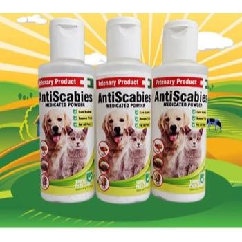BEDAK SCABIES - Obat Scabies Kucing Bedak Scabies Kucing Anjing Kelinci Bedak Jamur Kucing