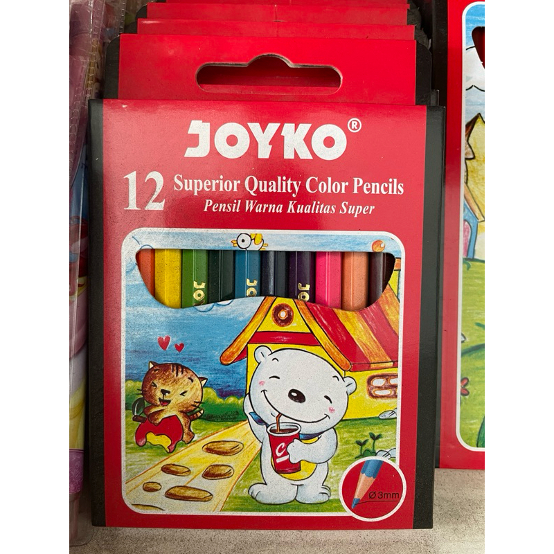 

Pensil Warna Pendek JOYKO 12 WARNA