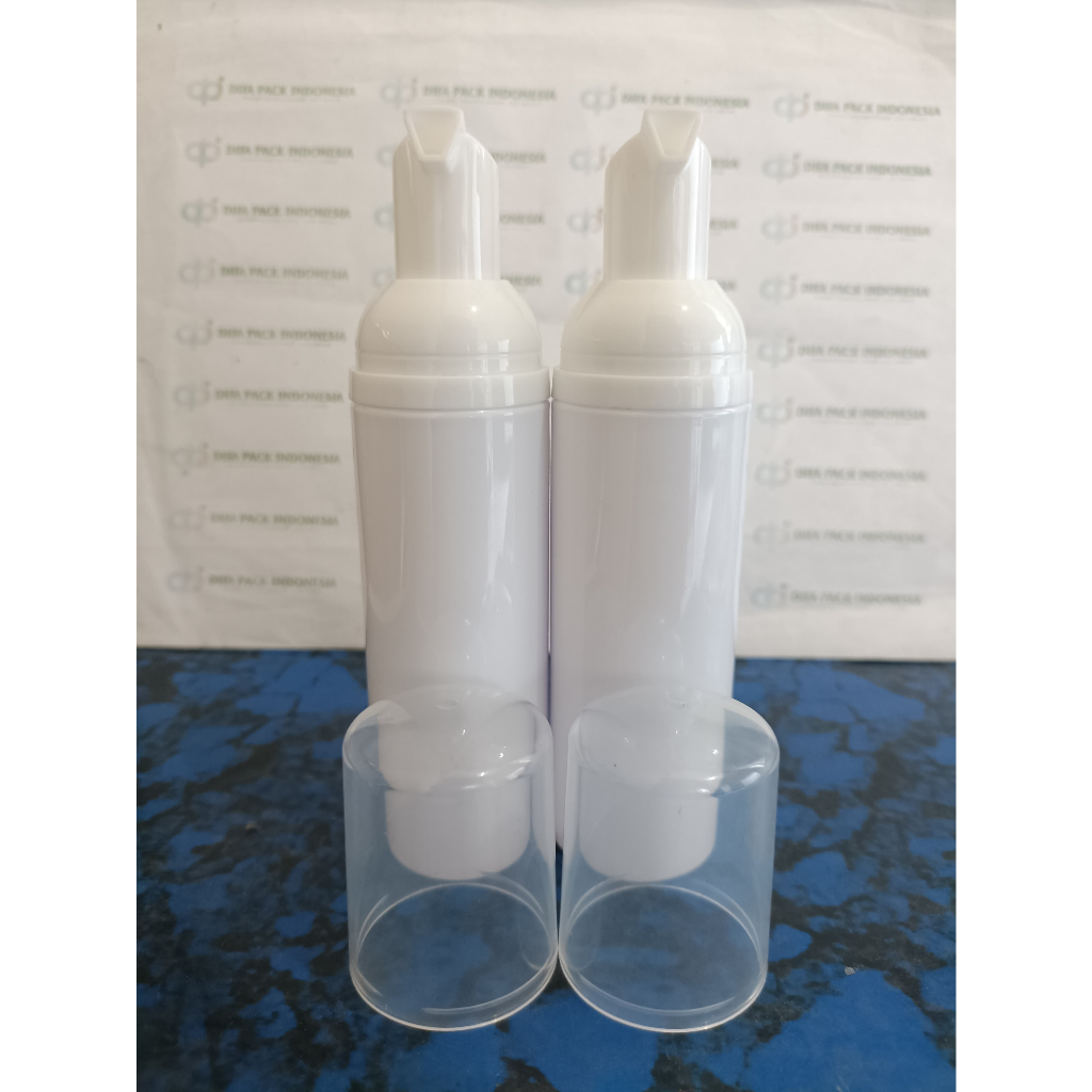 Botol 60ml Botol Pump Putih/Putih Foamer