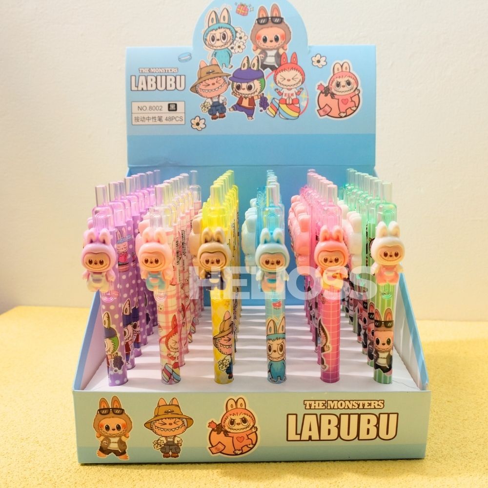 

PULPEN CETEK RESIN LABUBU PEN GEL MEKANIK KARAKTER LABUBU RESIN PULPEN CETEK GEL BONEKA RESIN LABUBU HELIOSS.CO