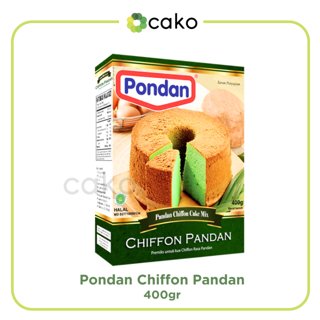 

Pondan Chiffon Pandan Premix 400gr