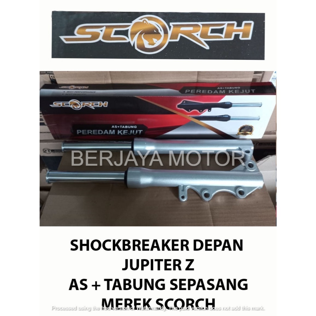 SHOCKBREAKER DEPAN JUPITER Z AS + TABUNG MEREK SCORCH