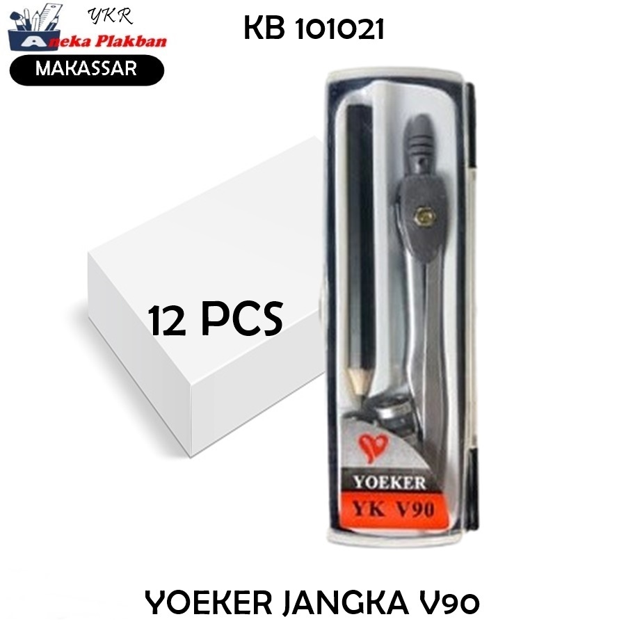 

[BOX/12SET] YOEKER JANGKA V90 SET PENSIL