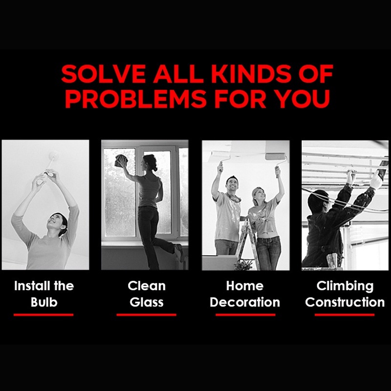 3.7M/4.7M/5.8M Tangga Lipat Tangga Aluminium Tangga Multifungsi Tangga Dekorasi Tangga Lipat