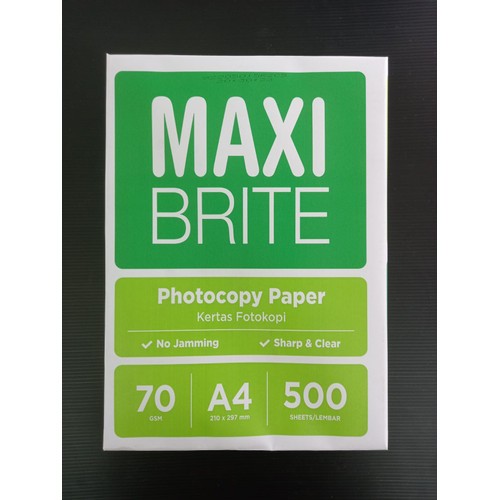 

Kertas HVS A4 Maxi Brite 70gsm