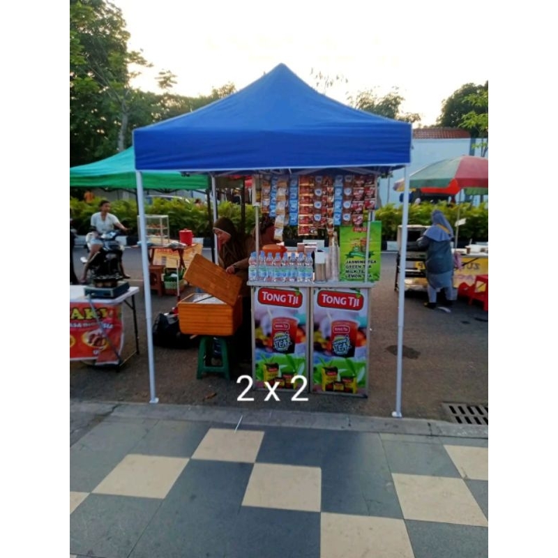 TENDA LIPAT UKURAN 2M x 2M / TENDA DAGANG/TENDA JUALAN/TENDA EVEN