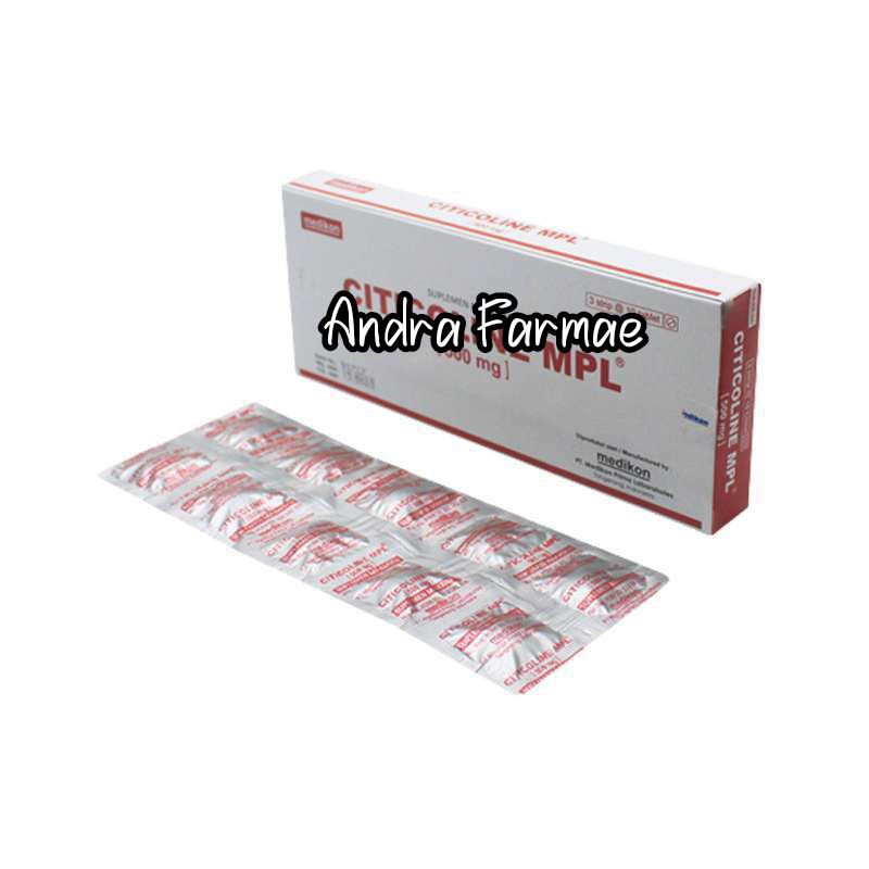 Chi tiCholin 50 0mg 1 box isi 3strip (30tabs)
