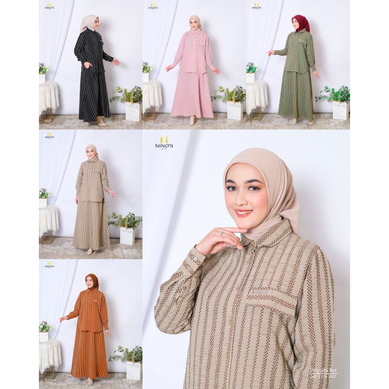 New ready priyalla setelan rok by ninos best seller