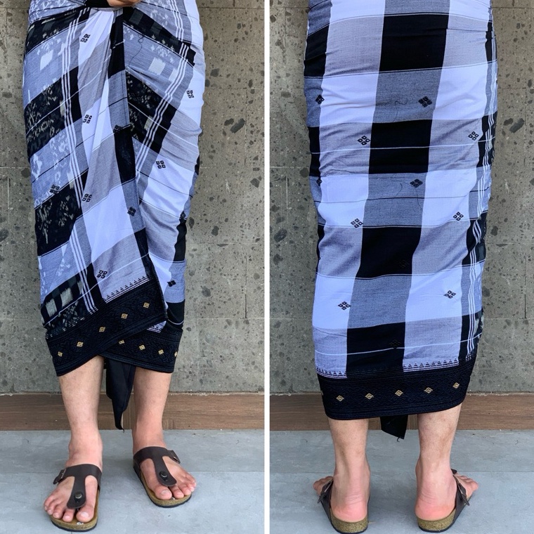 KODE I16W saput endek poleng kekinianpakaian adat bali