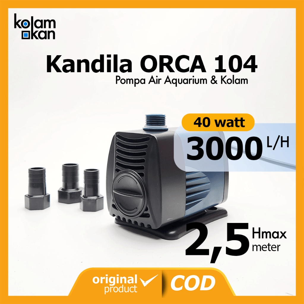 Pompa Aquarium KANDILA ORCA 105 Water Pump Aquarium Kolam 3000 lph