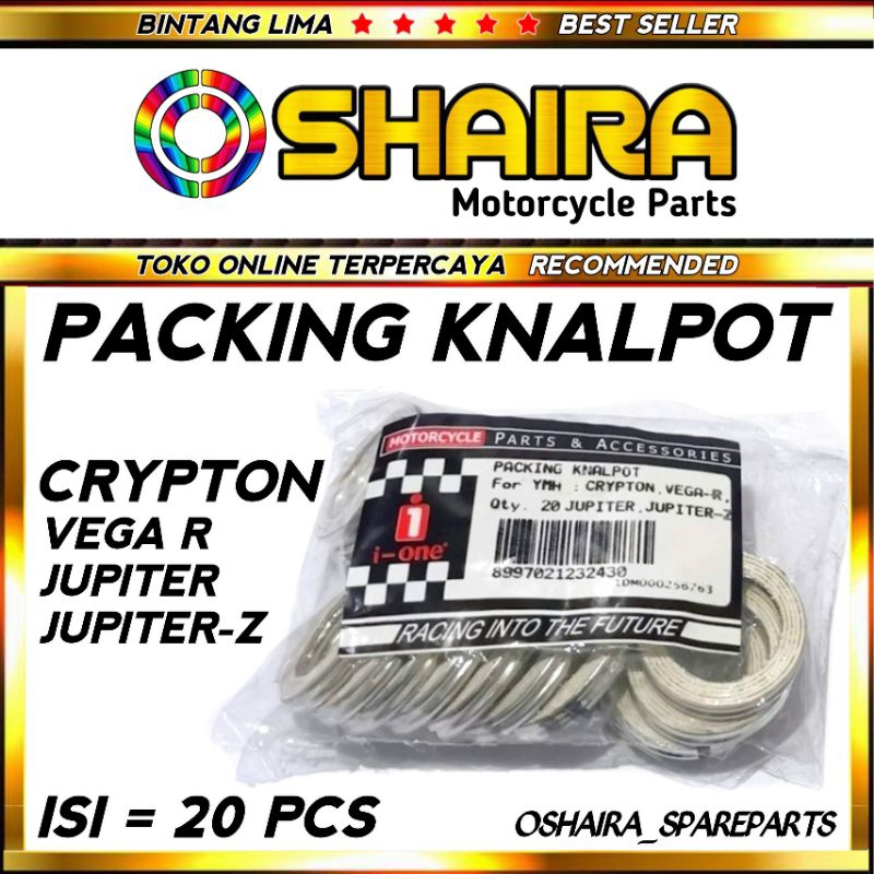 Paking Knalpot Jupiter Z Gasket Knalpot Packing Knalpot Vega R / Crypton / Asbes Knalpot Jupiter Z /