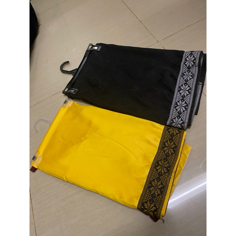 Saput Kampuh Hitam Kuning Putih Murah Adat Bali Pakaian