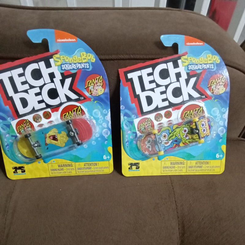 spongebob squarepants tech deck santa cruz