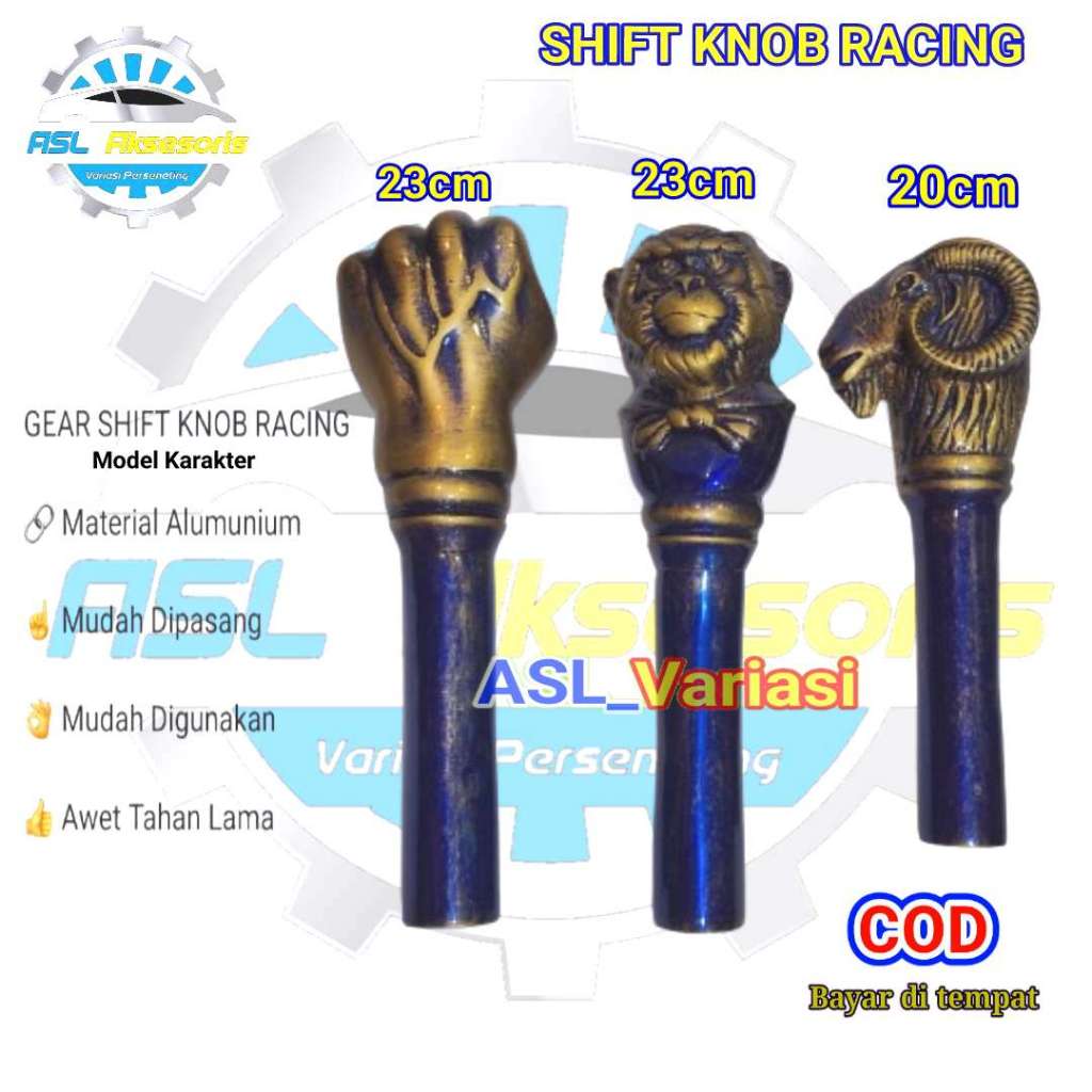 Gear Shift Knob / knob gigik perseneling / Tongkat Prosneling / Tuas Gigi Persneling Truck / Mobil m