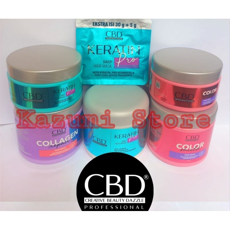 CBD Daily Hair Mask | CBD Collagen Repair | CBD Color Shield 250gr 500gr
