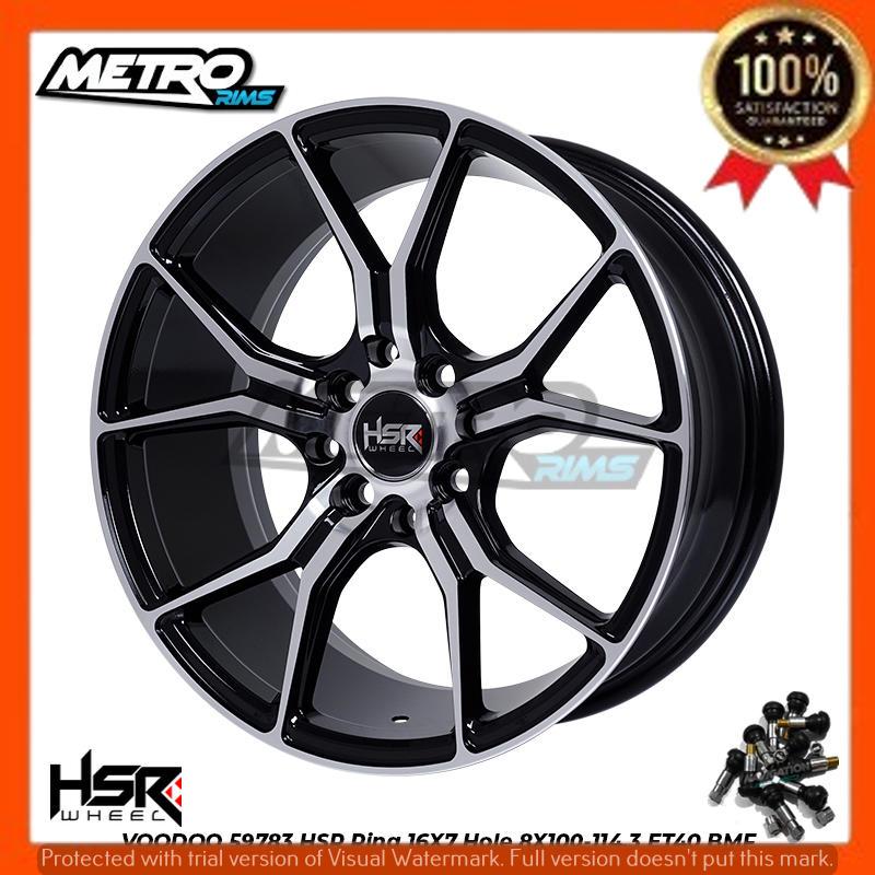 PELEK VELG RACING SPORTY R16 RING 16 HSR VOODOO UNTUK MOBIL IGNIS YARIS JAZZ AVANZA XENIA ACCORD DLL