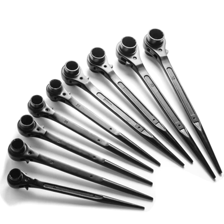 Kunci Ring Rachet Skafolding Torsi 2 Arah Bolak-Balik Rachet