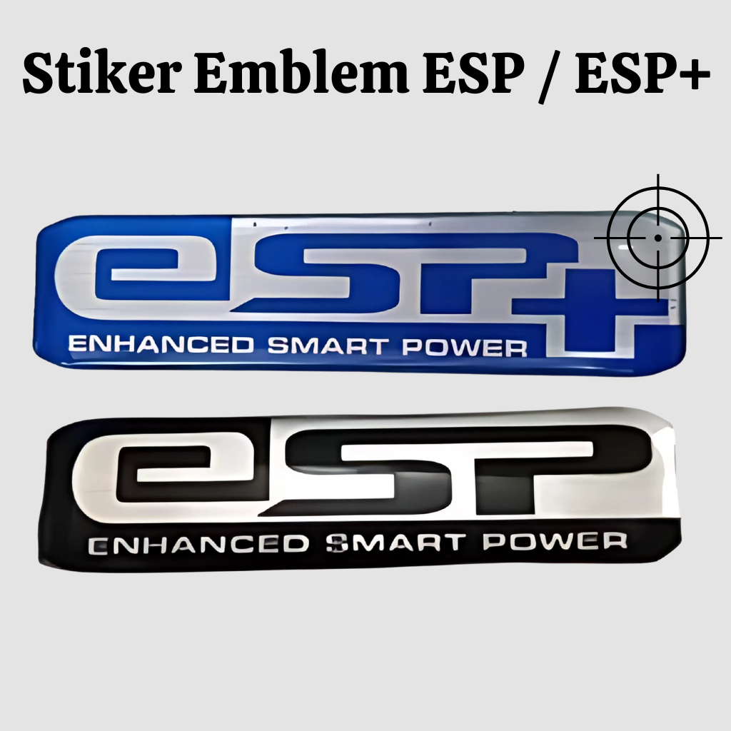 Stiker emblem esp+ plus biru honda beat vario scoopy pcx timbul vario beat adv scoopy