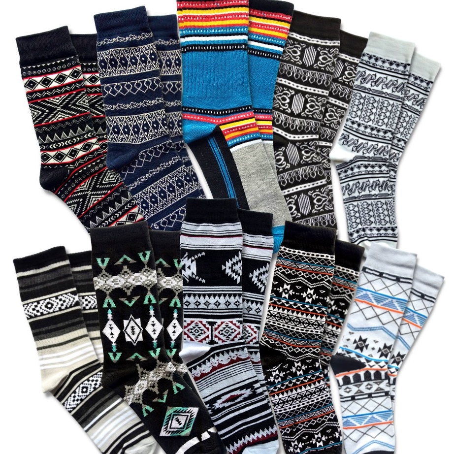Kaos Kaki Oldschool Motif Tribal  Kaos Kaki Dewasa  The HAwking