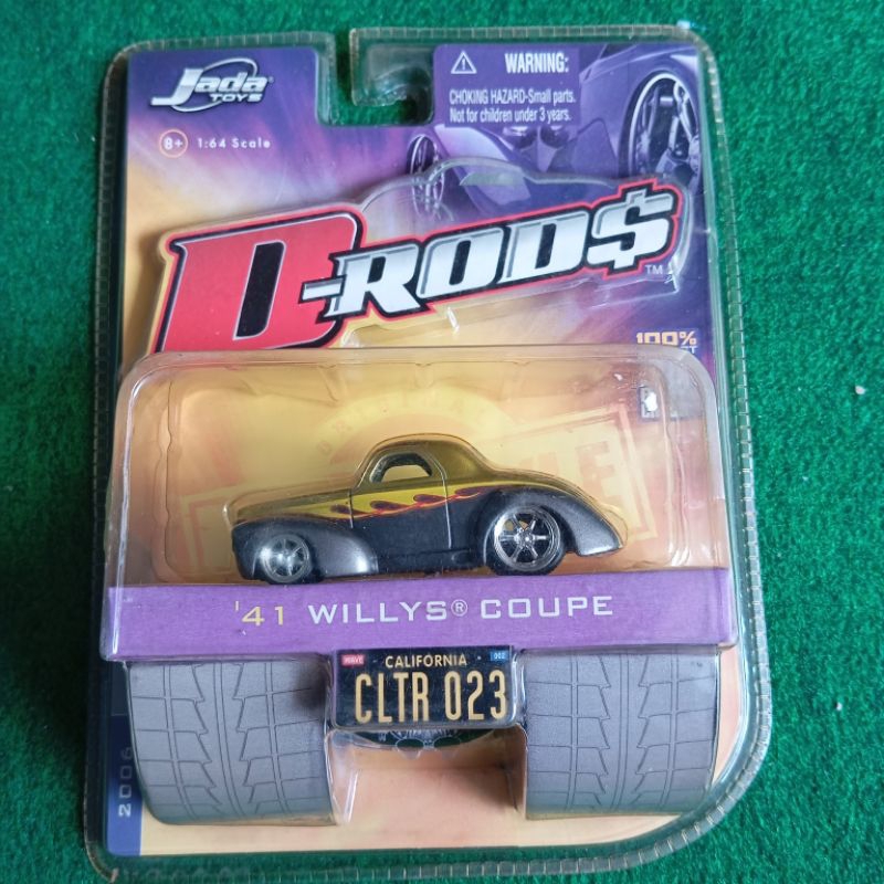Jada toys jadatoys D-Rods 41 Willys coupe kuning yellow klasik classic vintage 1941