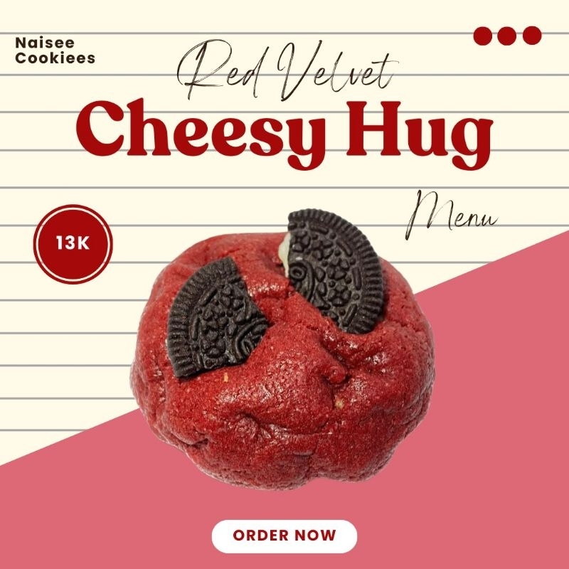 

Red velvet cheesy hug