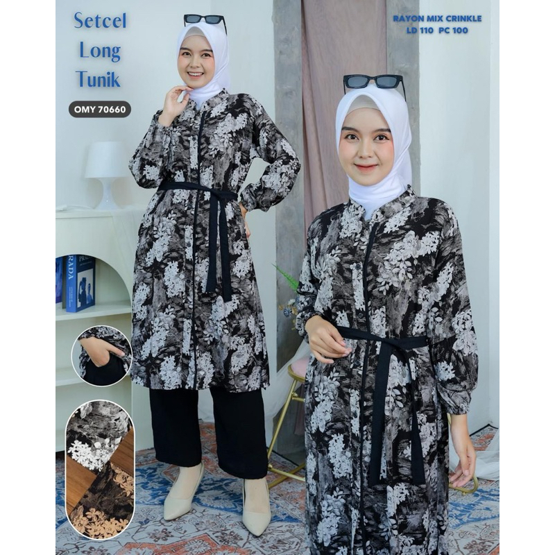 ONESET RAYON PREMIUM SETELAN TUNIK