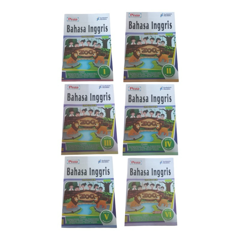 BUKU LKS (PINDAI) BAHASA INGGRIS KELAS 1-6 SEMESTER 2