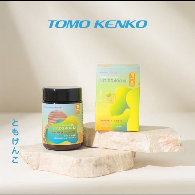 Tomo kenko vitamin D3 400 IU chewable kunyah / hisap high quality