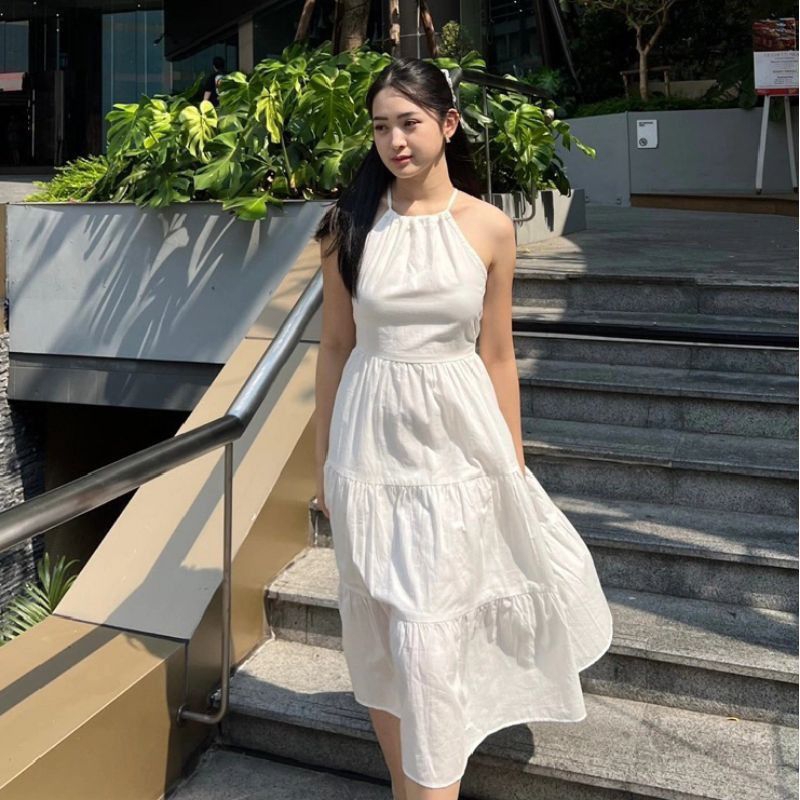 MONICCA DRESS HALTER KOREA/LONG DRESS PARTY