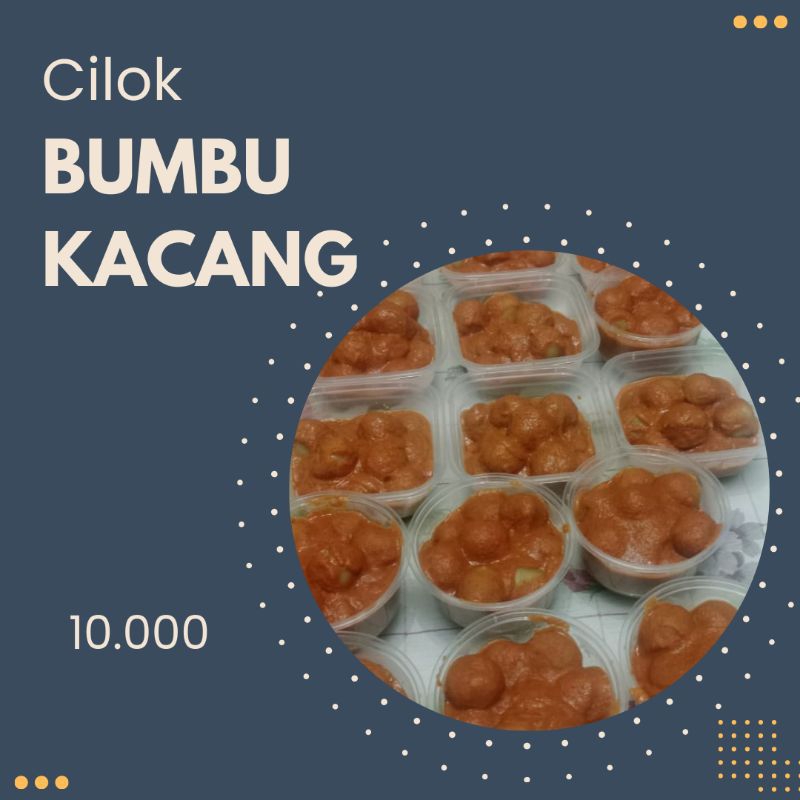 

Cilok bumbu kacang