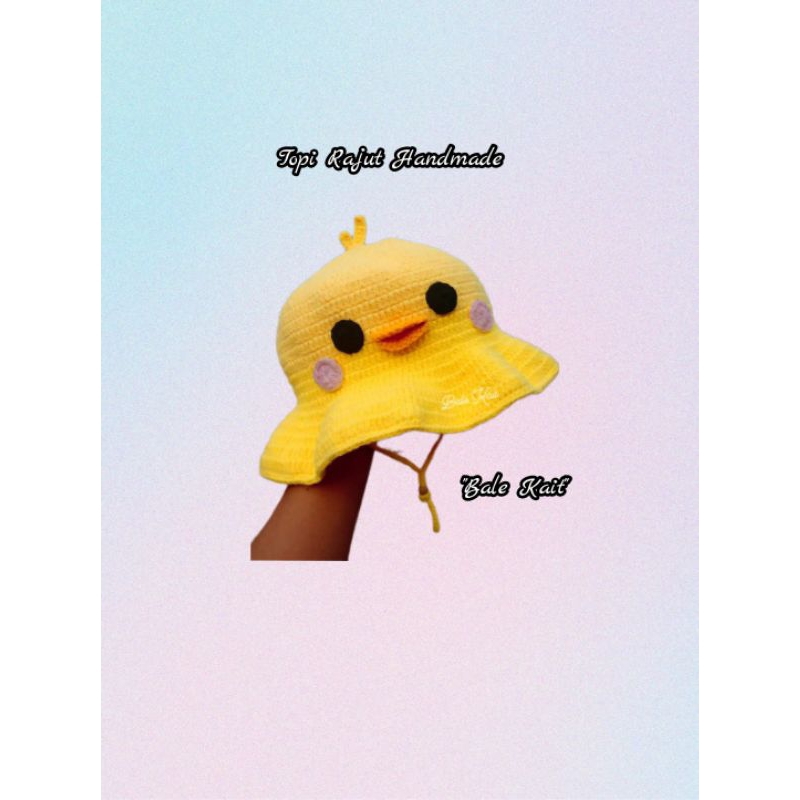 Topi Rajut Duck