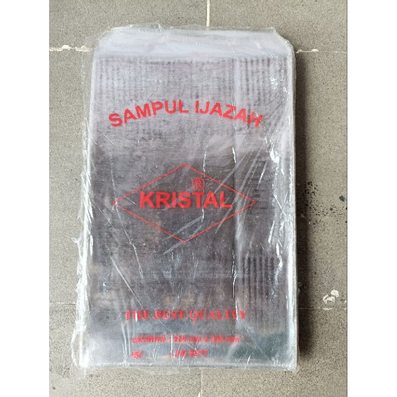 

Plastik sampul setifikate