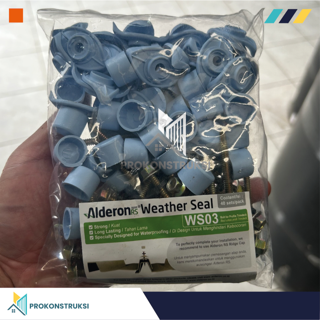 Baut / Sekrup / Roofing Alderon + Weather Roof Seal set RS Trimdeck