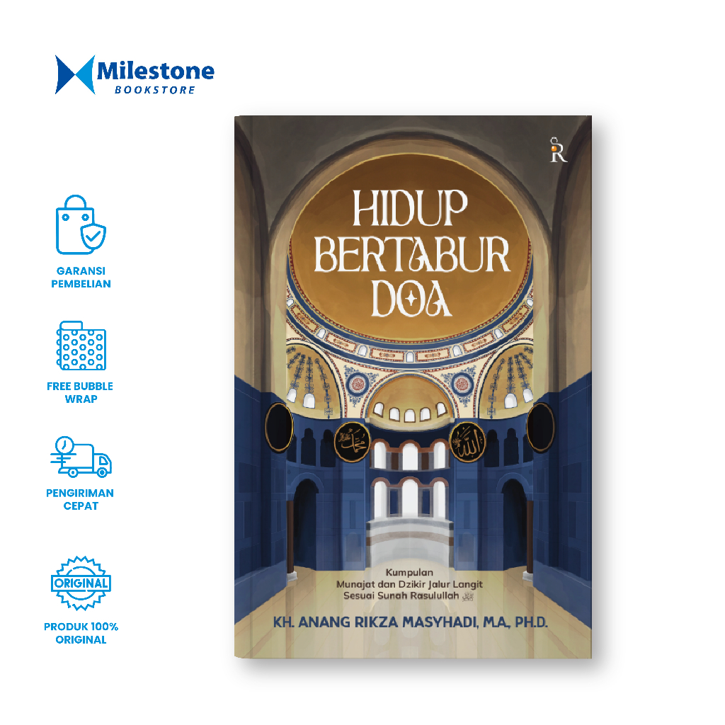 Milestone Bookstore Hidup Bertabur Doa - Buku doa doa harian  islam jalur langit lengkap berisi amal