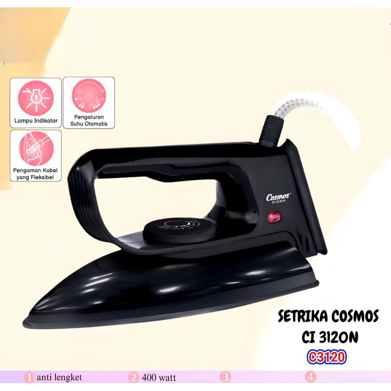 setrika cosmos jet black