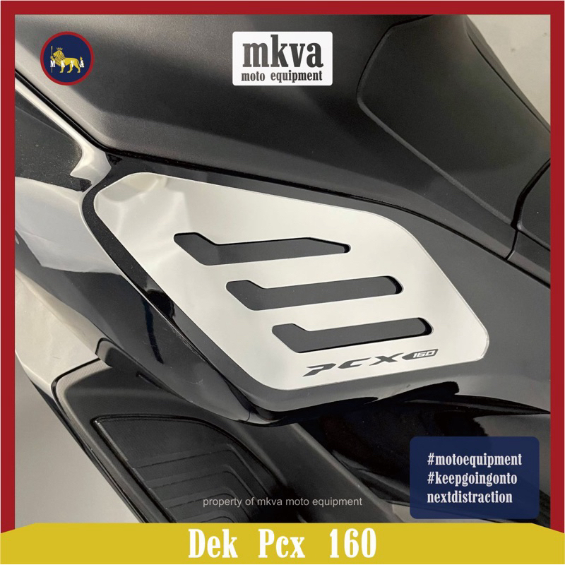 VARIASI PCX 160 DEK ALAS PIJAKAN HIASAN PCX 160 NEW AKSESORIS MOTOR PCX 160 ALAS PELINDUNG PIJAKAN P